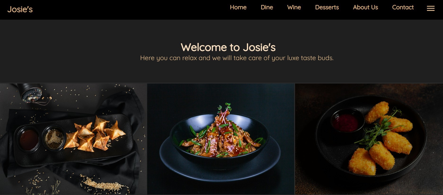 Fine Dining Homepage